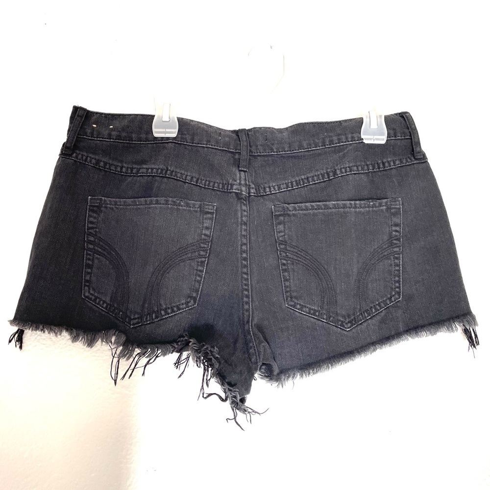 HOLLISTER distressed embroidered cut off shorts-15 - Picture 3 of 5
